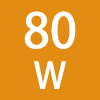 80W