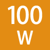 100W