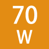 70W